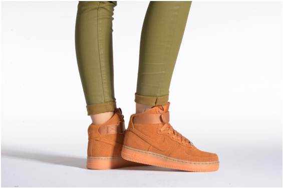 nike air force 1 camel suede